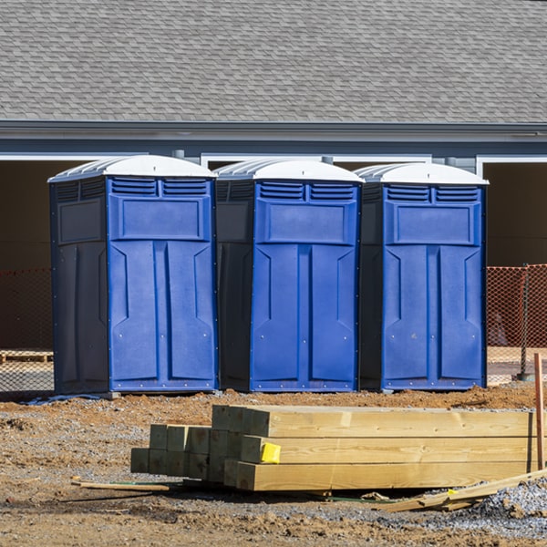 is there a specific order in which to place multiple portable restrooms in Coyote Flats